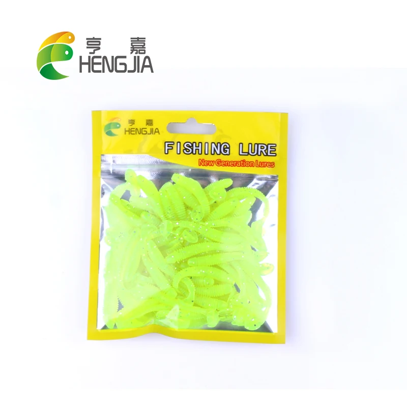 HENGJIA 50шт/уп T хвост рыбы softbaits искусственные рыболовные приманки червь бас сома приманки воблер песка HENGJIA 50шт/уп T хвост рыбы softbaits искусственные рыболовные приманки червь бас сома приманки воблер песка