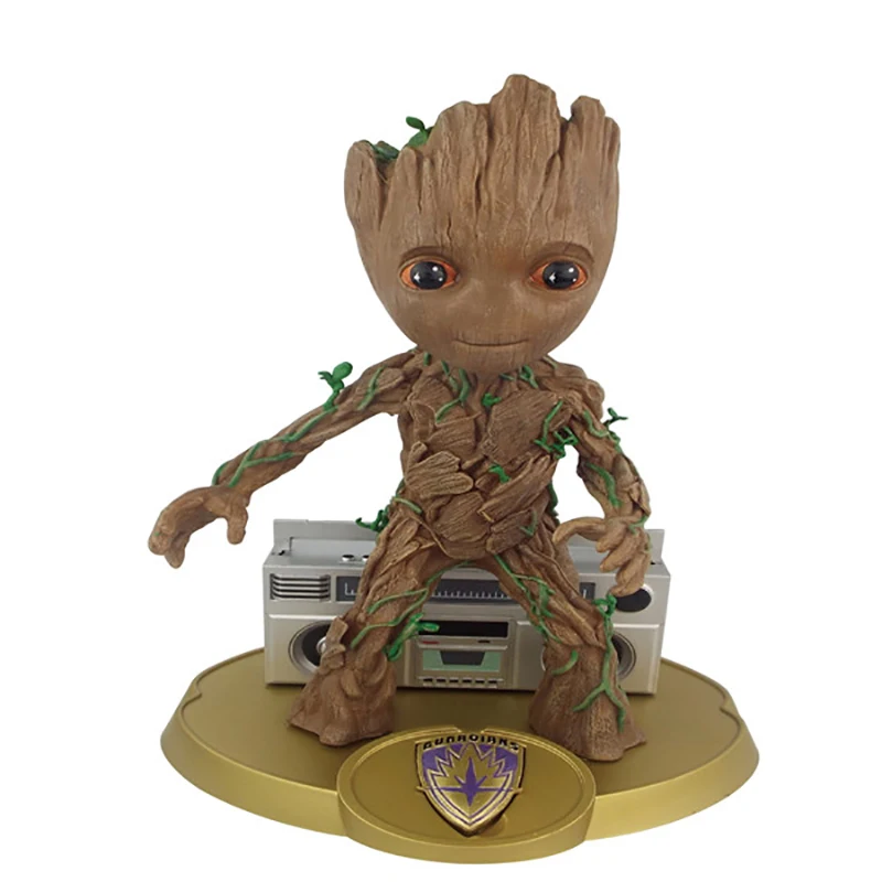 26cm Guardians of The Galaxy Tree Man with Radio  PVC Action Figure Model Toys Doll (3)