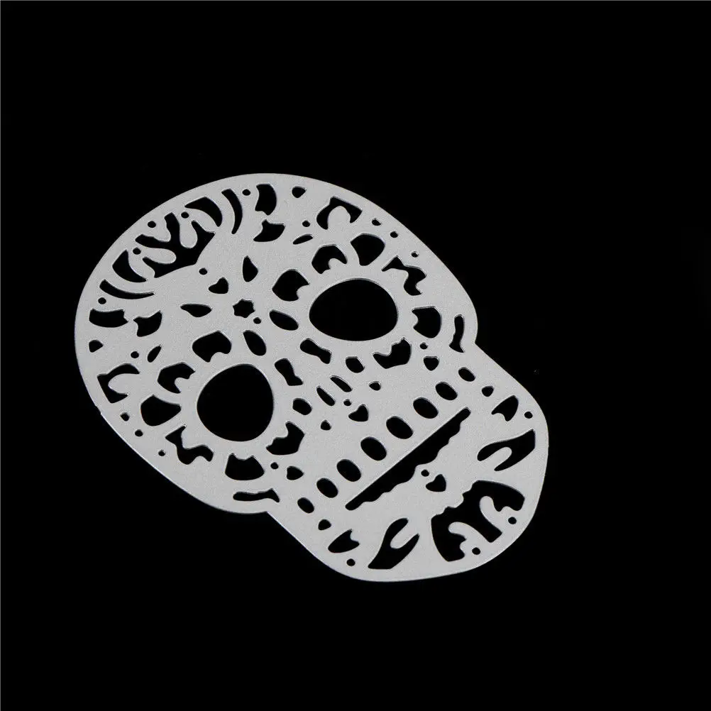 6X8cm Skull Metal Cutting Dies Gothic Halloween Stencil DIY Scrapbooking Card Paper Embossing Decorative Craft Template