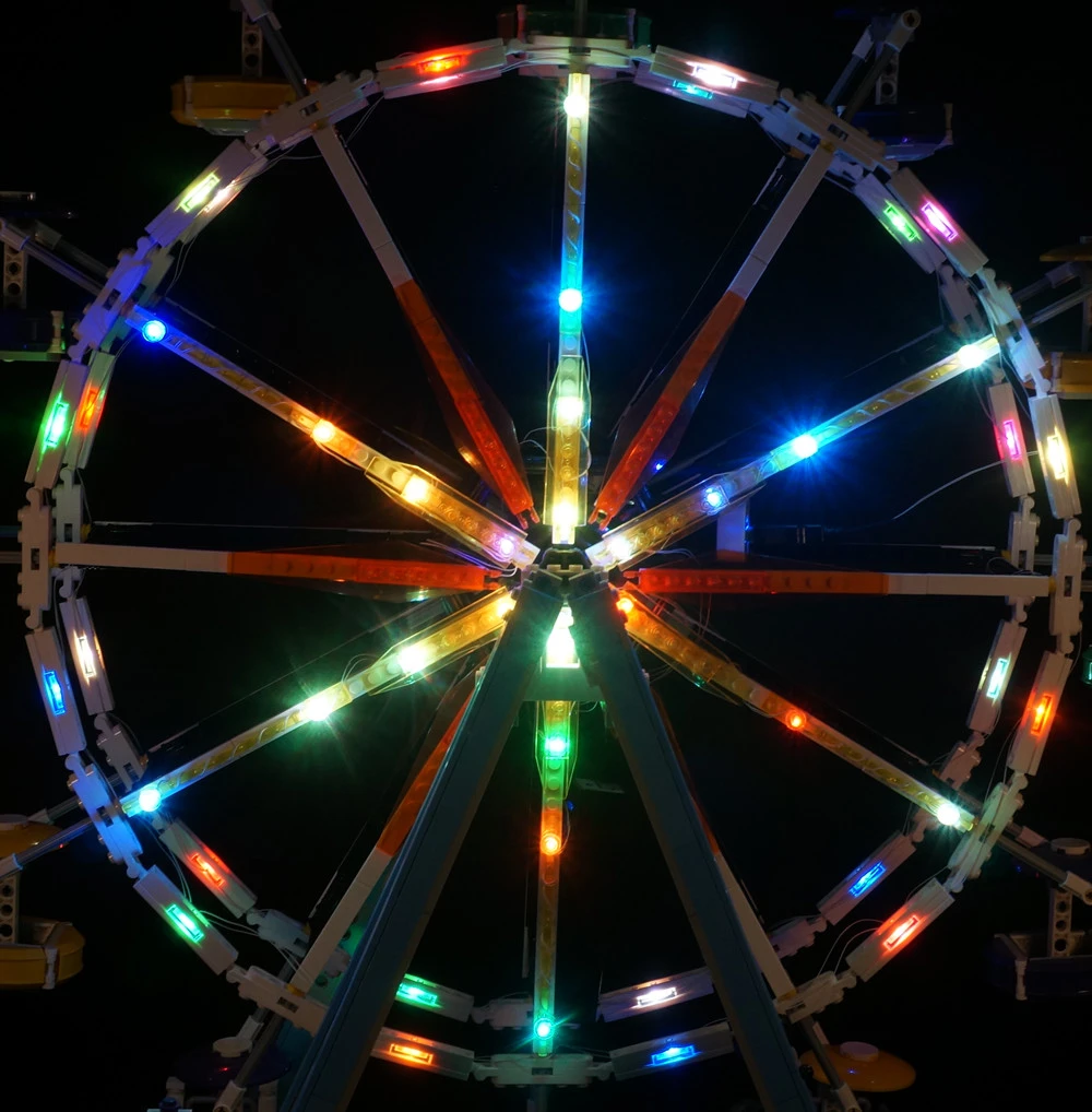 lego ferris wheel lights