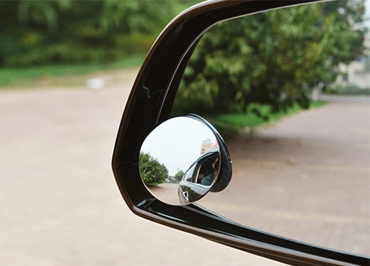 Espelho convexo para retrovisor automotivo, espelho para ponto cego  redondo, sem aro, 2 peças, 360 graus, ângulo amplo, universal|convex  mirror|car mirror convexmirror convex - AliExpress