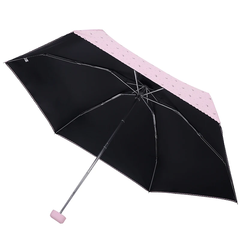 Kocotree Мини карманный зонт от солнца, дождя женский зонтик женский плиссированный Sombrilla Paraguas Mujer Parapluie Femme модный