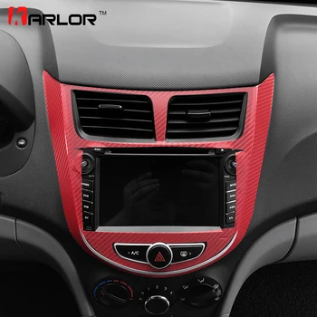 

Auto Central Control Multimedia Radio Panel Sticker Decal Car Styling For Hyundai Solaris Verna Accent 2011-2017 Accessories