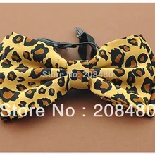 Модные Для мужчин Мужская смокинг платье лук галстук "Леопард"#1 узор бабочкой для Для женщин розничная и