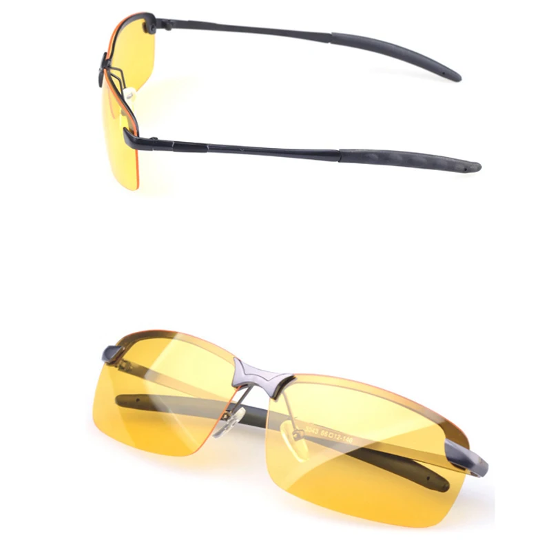 Day Night Vision Men's Polarized Sunglasses Anti-Glaring Night Driving Sunglasses Yellow Lens Eyewear Fashion Glasses Day Night Vision Men's Polarized Sunglasses Anti-Glaring Night Driving Sunglasses Yellow Lens Eyewear Fashion Glasses