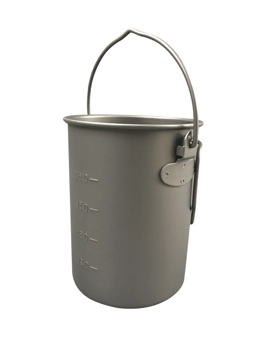 Jolmo Lander Titanium Pot with Bail Handle Outdoor Ultralight Folding Pot 900ml 3