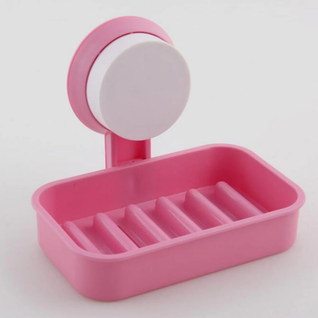 Мыло коробка 1 шт. конфеты Цвета Пластик Ванная комната Soapbox полезные хранения мыла окно с высокой мощностью всасывания настенный держатель