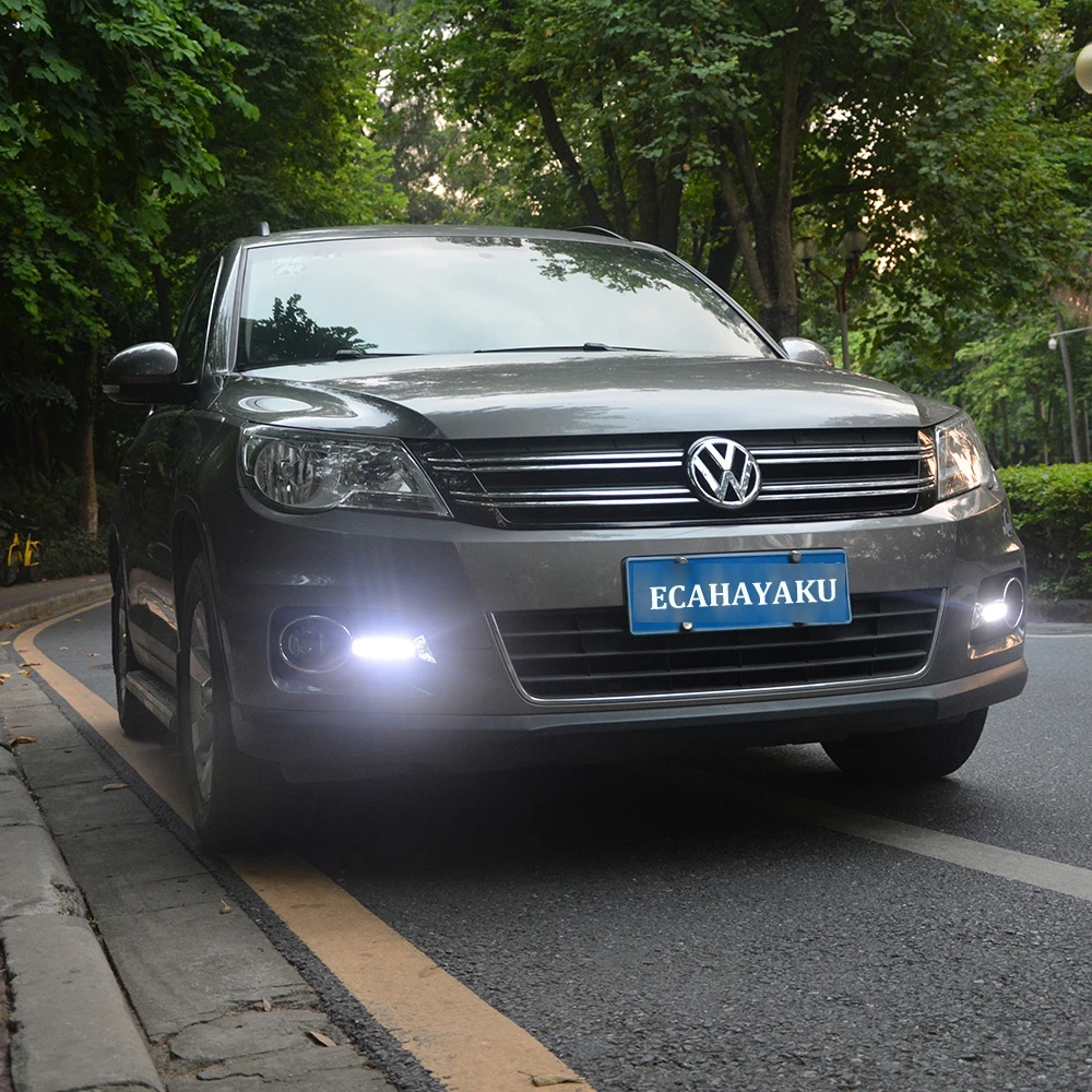 Дхо тигуан. ДХО VW Tiguan 1. ДХО для VW Tiguan 2012. Ходовые огни на Фольксваген Тигуан 2010. Ходовые огни Тигуан 1.