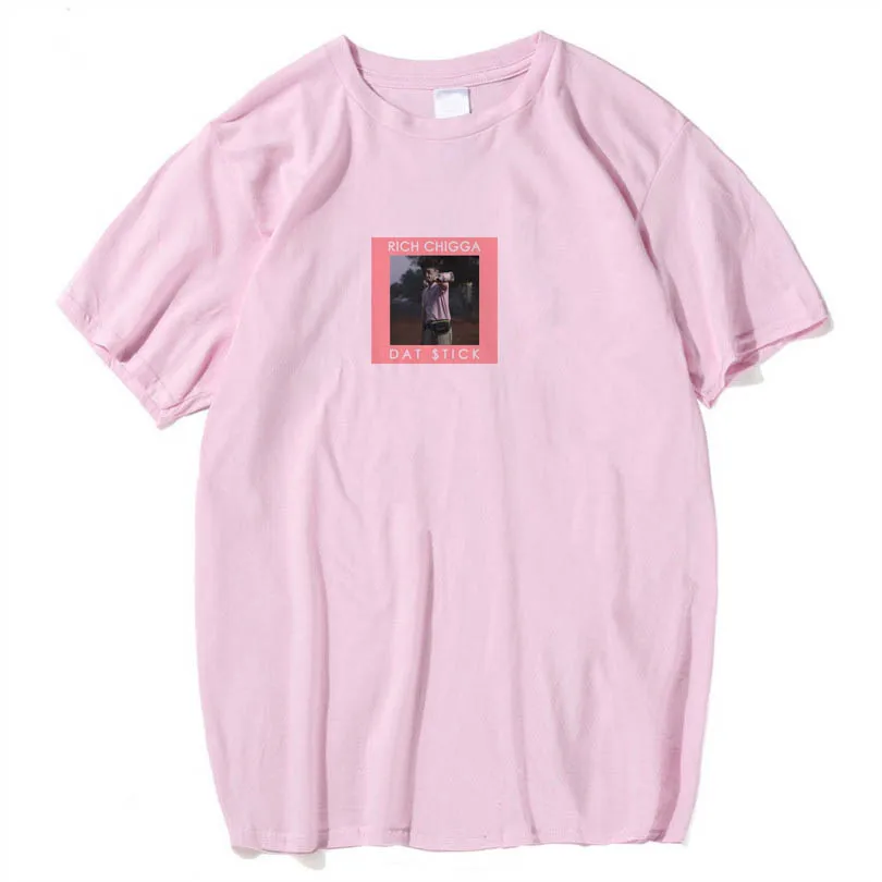 

Indonesian Rapper Rich Brian T-Shirt Hip-Hop Rich Chigga Dat $ tick Top T-Shirt Woman Fan Fashion Short-Sleeved Cotton T-Shirt