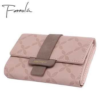 

Fashion Female Wallet Leather Women Wallets Floral Foldable Change Purse Credit Card Lady Coin Purses Holders For Girls Carteira