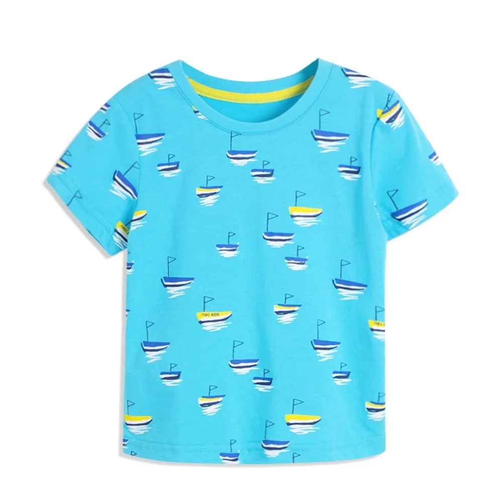 

ABCKIDS Toddler Kids Baby Boys Clothes Short Sleeve Cartoon Tops T-Shirt Blouse casual t-shirt for baby boy