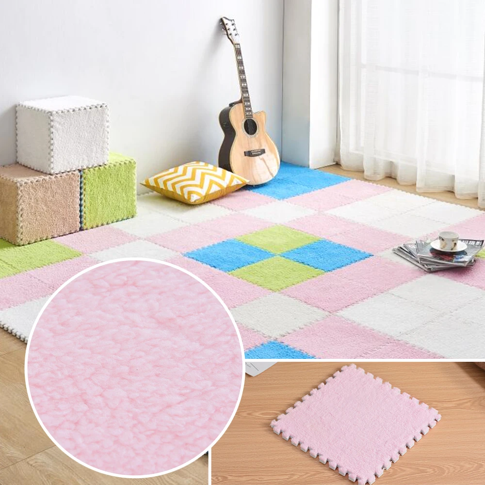 1 шт. 30x30 см EVA Suede Foam ковры для детской комнаты ковер пэтчворк детский