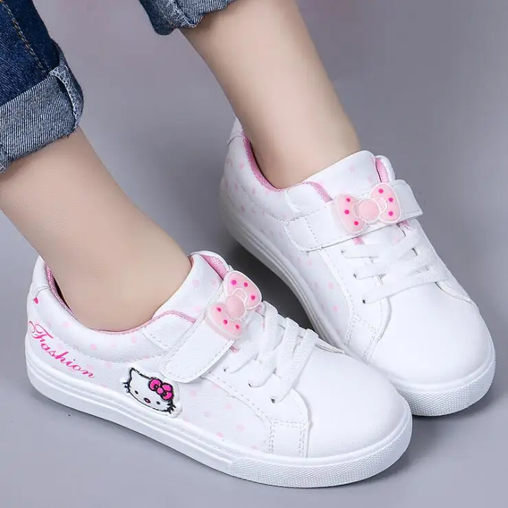 

2019 Brand Kids Sneakers For Boy Girl New Spring Children's Baby Kitty Casual Soft Flat Shoes Kids chaussure enfant Sneakers