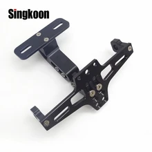 Мотоцикла с ЧПУ номерного держатель рамка Кронштейн светодио дный свет для TRIUMPH DAYTONA 600 650 675 955i R ABS DUCATI 999 848 1098