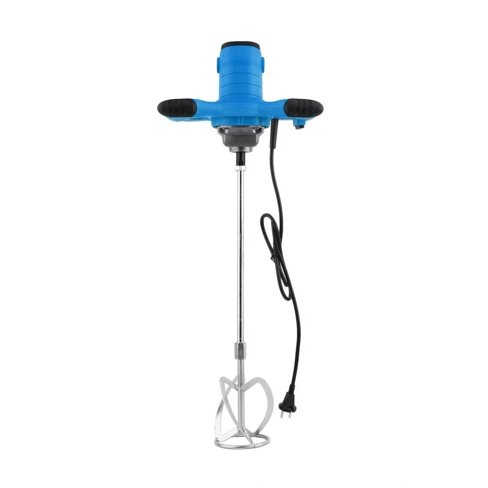 

1600W Car Grade Mixer Industrial Electrical Stirrer EU Plug-X2 Rod Head Motor Cement Mixer Speed Regulating Machine Freeshipping