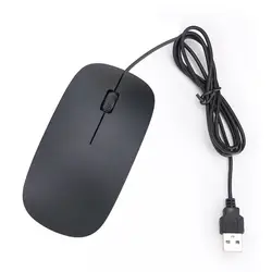 Мышь ультра тонкий Проводная игровая мышь USB Gamer мыши Компьютерные для игровой компьютер PC 3 пуговицы 1200 точек на дюйм оптический 3D ролик