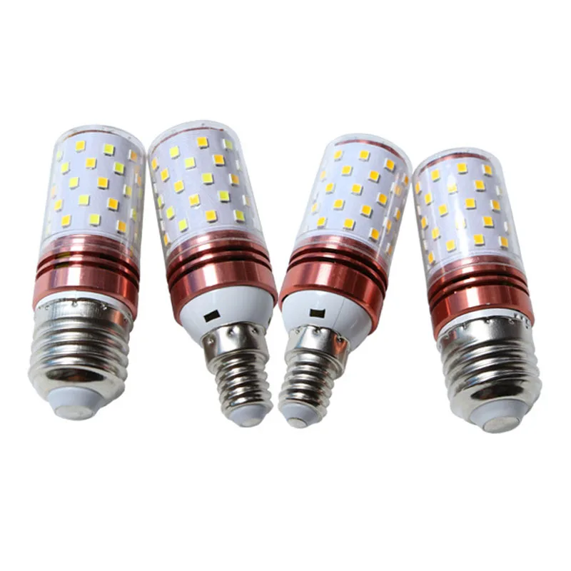 E14 LED Lamp 12W 16W E27 Bulb 220V Corn Chandelier Lampada Warm/Naure/Cold White Light For Home Lighting Decoration | Лампы и
