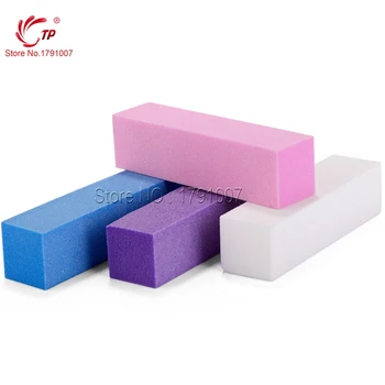 

TP 10pcs 100/180 Nail Art Buffer Block Foot Nails Care Polishing Buffering Grinding Sanding Smooth Manicure Pedicure Salon Kit