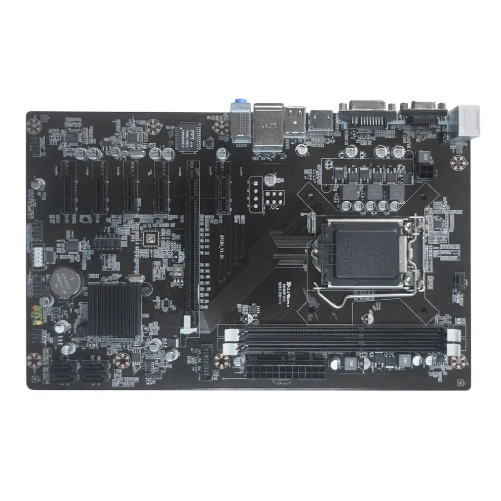 

(Ship From RU) H81-BTC V1.01 Mining Board Mining Motherboard TB250-BTC CPU LGA 1150 DDR3 1066/ 1333/ 1600MHz Memory PCI Express