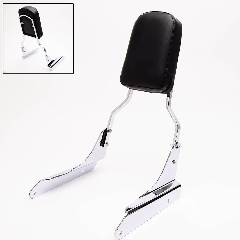

Motorcycle Rear Backrest Sissy Bar Cushion Pad Fit For Honda Shadow VLX600 VLX 600 VT600C VT 600C 1998-2007 2003 2004 2005 2006