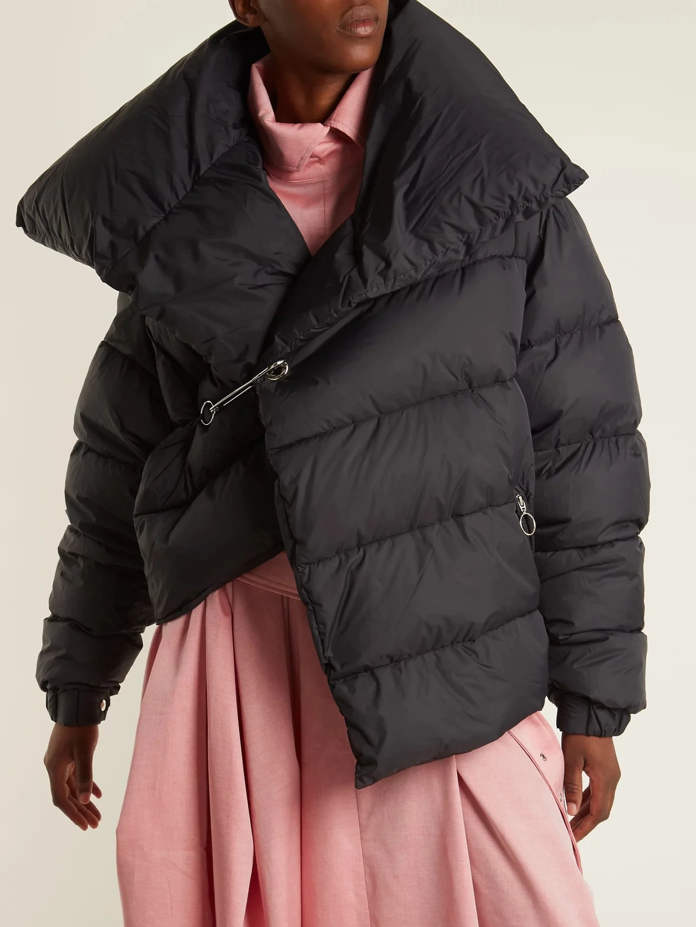 Hiver Coton Bouton Court Fahion Hight Chaud 2019 Rembourré Survêtement Qualité Irrégulière Automne Manteau Pardessus Puffy Aucun Slim Noir Ovqpxw6Av