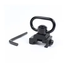 Быстроразъемный Отсоединяемый кнопочный вертлюжный адаптер, набор тяжелых Пикатинни, крепление на рейку, основание 20 мм, соединительное кольцо для слинга