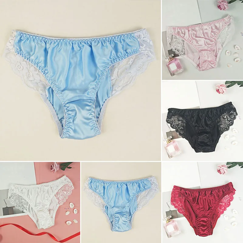 Underwear Womens Underpants M-XXL Lingerie Seamless Lady Womens Ladies Sexy LACE Lace Underpants Silk Silk