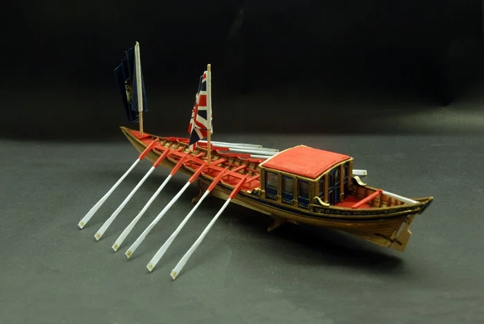 Плотный материал Британский Королевский флот модель HMS Barge 1832 1/48 деревянный