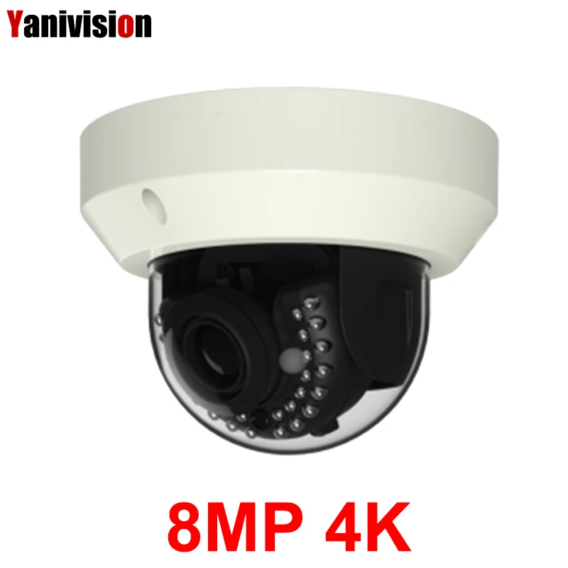 

IMX274 8MP 4K Ultra HD 8MP Outdoor Dome ip Camera H.265 Updatable CCTV Camera Interface Security Camera CCTV Camera Outdoor POE