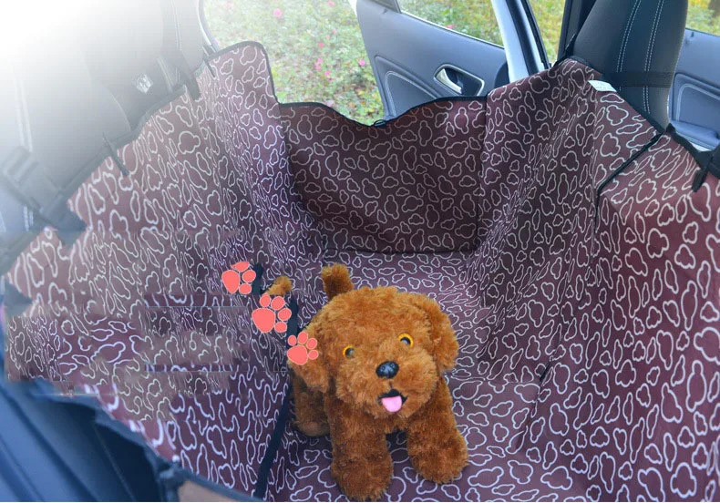 

Lekexi Colorful Waterproof Hammock Mat Car Back Seat Cover Auto Protector Pet Dog Cat Trip Safety Liner Heavy Duty Protector