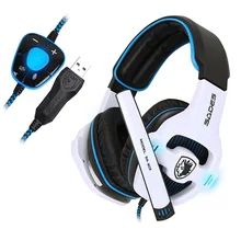 SADES профессиональная игровая гарнитура 7,1 PC Casque Gamer гарнитура объемный 7,1 Наушники с USB с микрофоном для компьютера