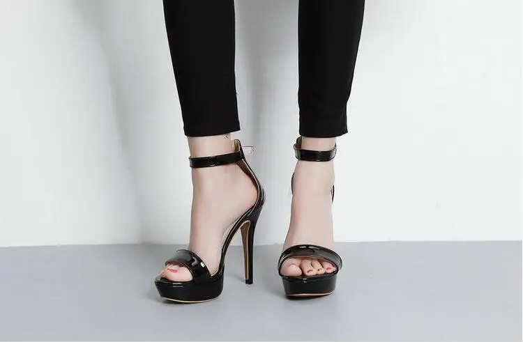 Sexy-Wine-Red-Platform-Sandals-Women-Velvet-Ankle-Strap-High-Heel-Dress-Shoes-Cut-out-Peep (2)