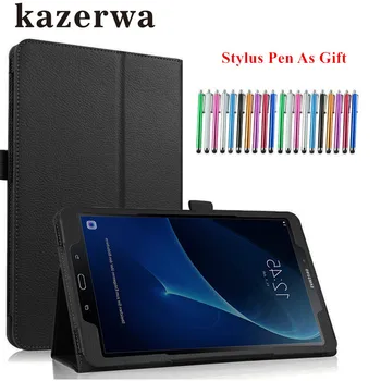 

PU Leather Cover Case for Samsung Galaxy Tab A6 10.1 2016 SM-T580 SM-T585 cover for Samsung Galaxy Tab A 10.1 case +Pen Gift