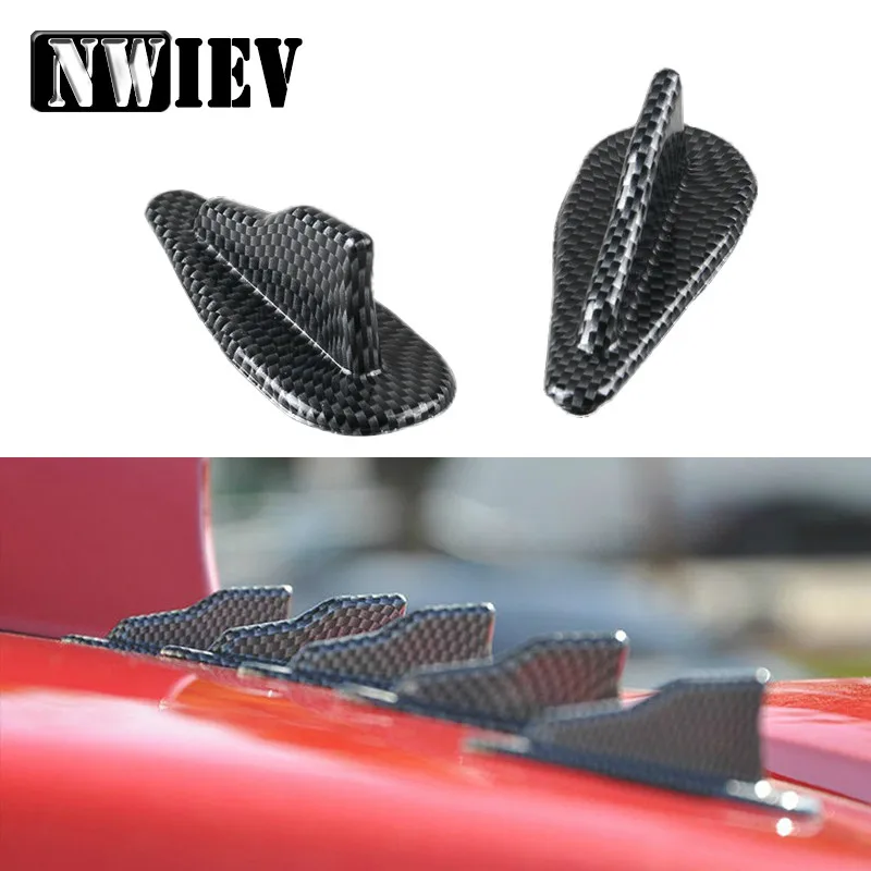 

NWIEV Auto Car Car Roof Shark Fins Spoiler Wing For Mazda 3 6 CX-5 Honda Fit CRV Jeep Wrangler Grand Cherokee Subaru Impreza XV