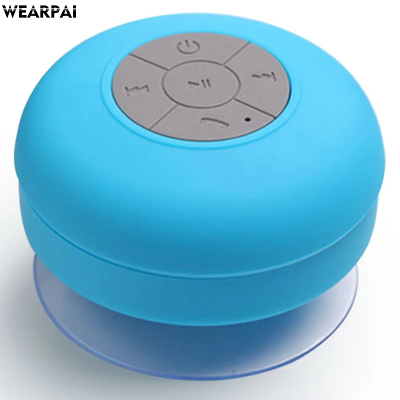 Wearpai Портативный мини-гриб Беспроводной Bluetooth Динамик Водонепроницаемый душ