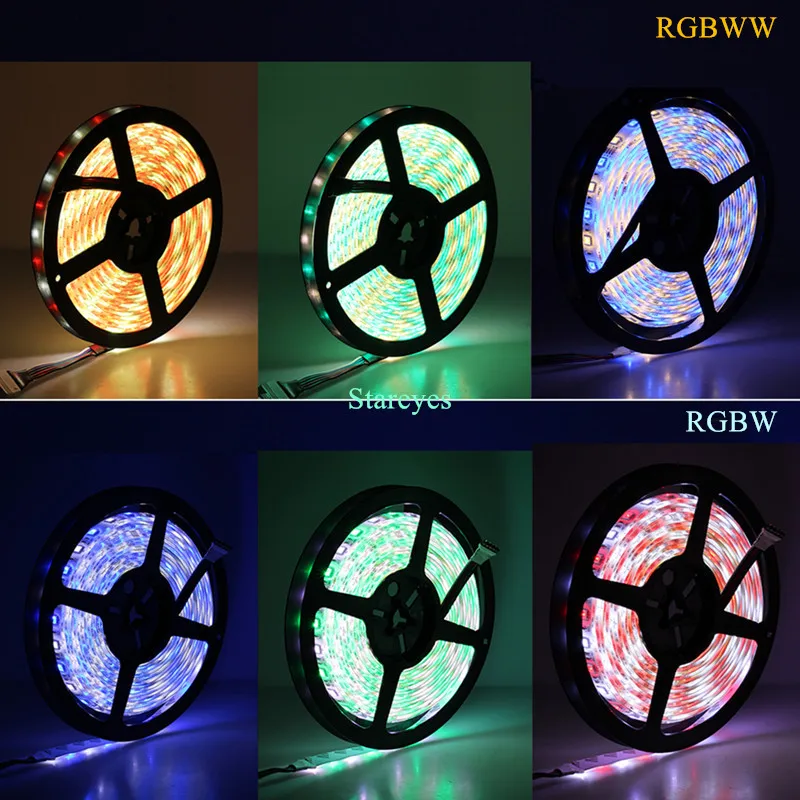Лента светодиодная RGB RGBW RGBWW IP20 IP65 60 Светодиодный одов/м 1 шт. 5 м SMD 5050 300 с пультом