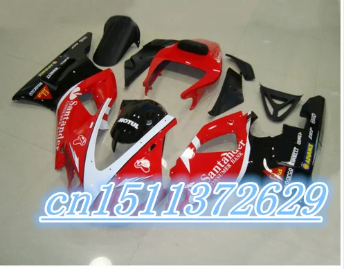 Dor Горячая Распродажа обтекателей для черного Красного 1998 1999 YZF R1 98 99 обтекатель