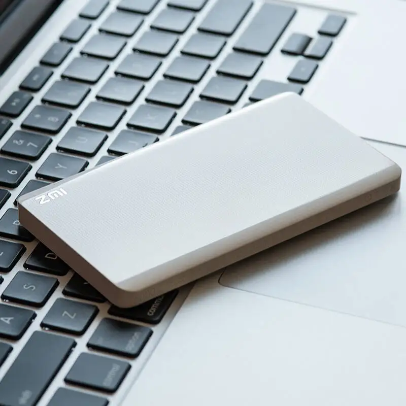 ZMI power Bank 5000 mAh портативное зарядное устройство для быстрой зарядки внешний