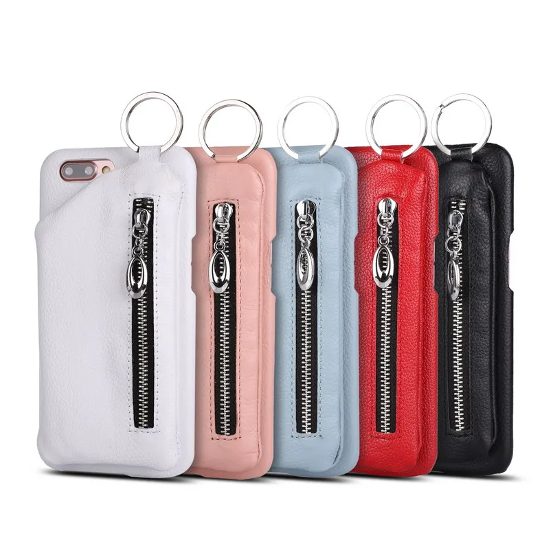 Phone Cases for OPPO R11 Case Genuine Leather Cover for OPPO R11 Plus R9s R9s Plus Fashion Cowhide Funda with Pocket 6