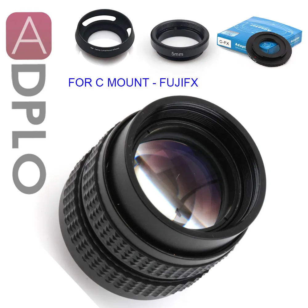 ADPLO 50 мм f/1,4 CC tv F1.4 объектив+ 3 подарочный Костюм для Canon EOS M Micro 4/3 Nex для Nikon 1 Pentax Q Fuji FX OM-DE-M10 II E-M5 II