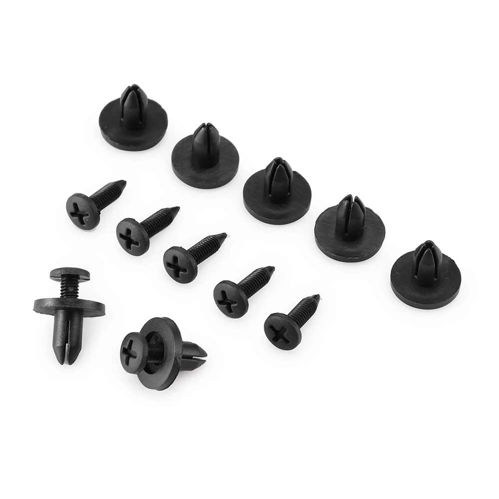 100Pcs Auto Car Plastic Push Pin Rivet Fasteners Trim Moulding Clip Screwdriver Panel Set for Volvo/BMW/Ford/Toyota/Honda | Автомобили и