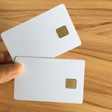 50 шт./лот ISO 7816 свяжитесь с AT24C64 чип смарт-ic Пустая карточка из ПВХ с 64 K памяти для системы контроля доступа