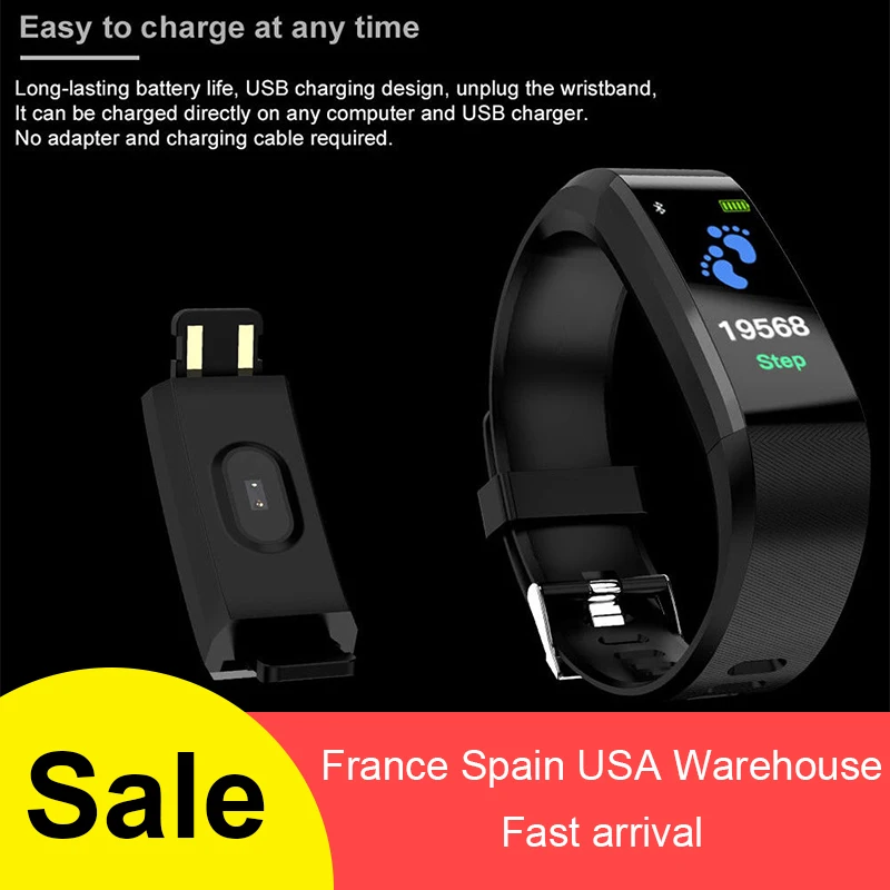 

Y3 Color Screen pedometer Smart Heart Rate Monitor Fitness watch Blood Pressure/Oxygen IP67 Waterproof Smartwatch Pedometer