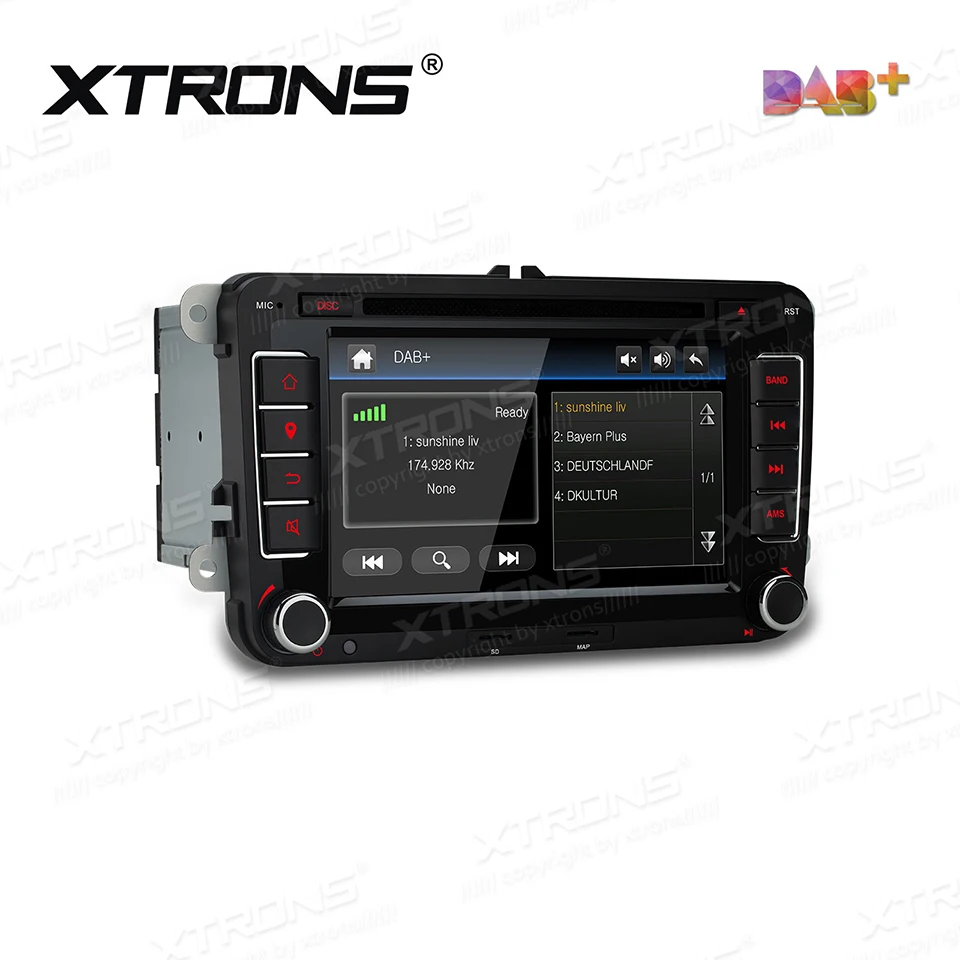 Best 7" DAB+ Radio Car DVD Player GPS For Volkswagen VW Skoda Seat Amarok Beetle Bora Caddy Eos Golf Passat T5 Auto 2 Din RDS Stereo 2