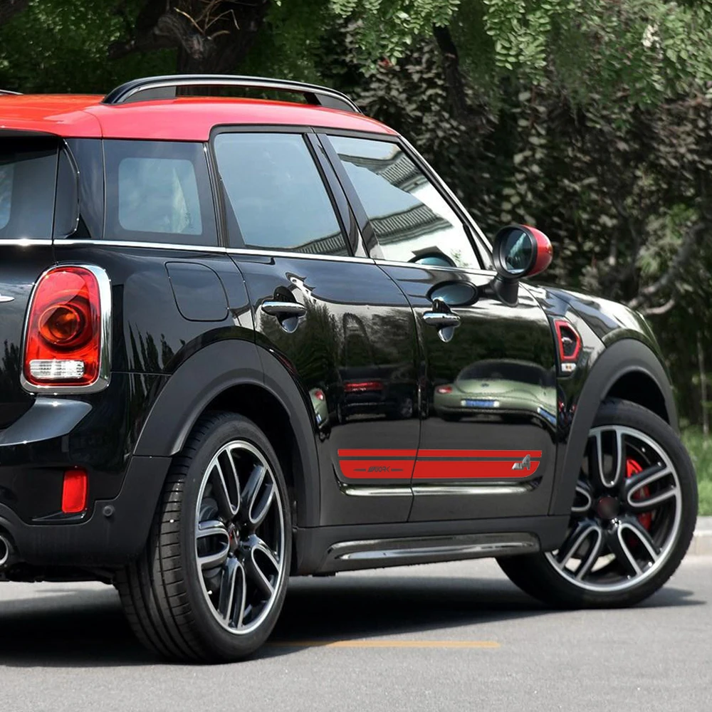 Юбка с боковыми полосками для тела графика JCW All4 MINI John Cooper Work Роберта F60 2017 подарок