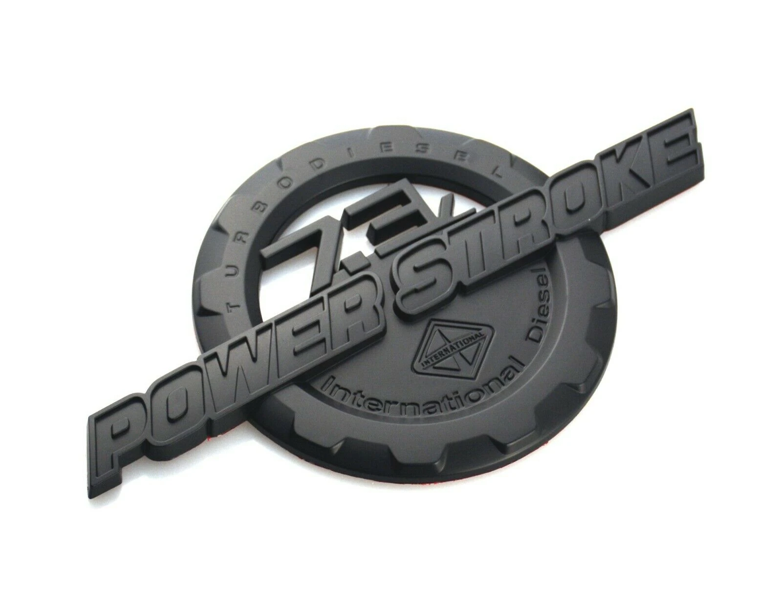 2x 7.3L Emblems 3D Turbo Diesel Side Badge Nameplate Logo