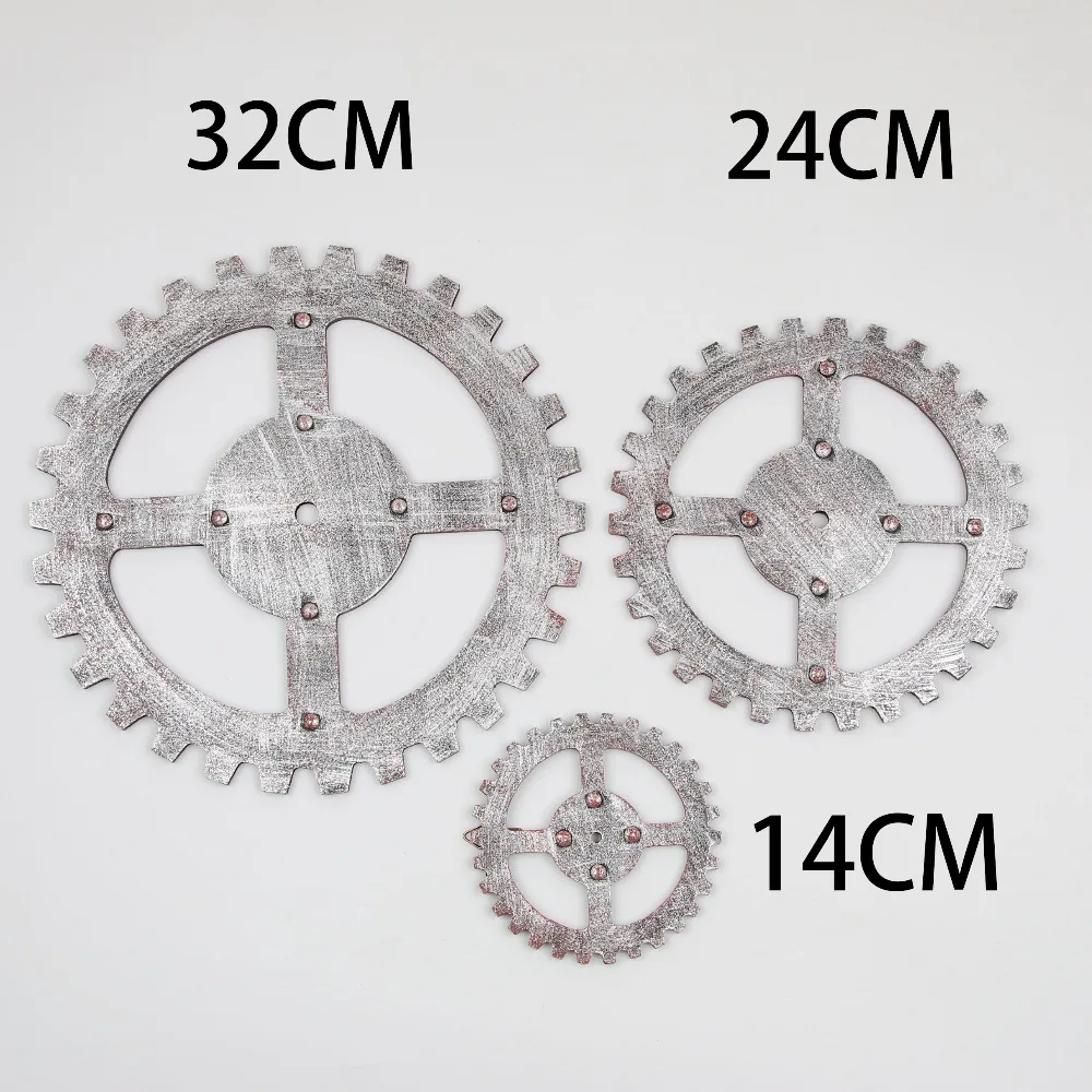 Европейский стиль деревянная Шестерня настенная художественная промышленная антикварная винтажная шикарная декоративная Шестерня для домашнего бара деревянные украшения