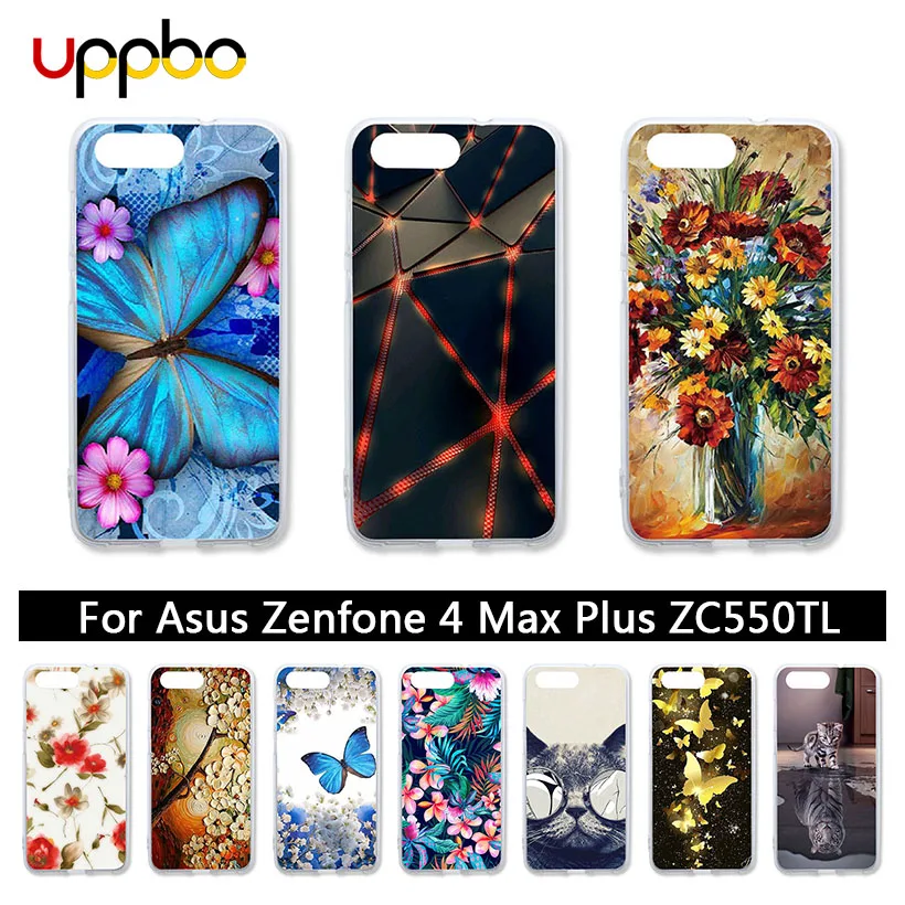 

Uppbo Patterned Cases For Asus Zenfone 4 Max Plus Case Silicone For Asus Zenfone4 Max Plus ZC550TL X015D Case Coque Fundas Cover