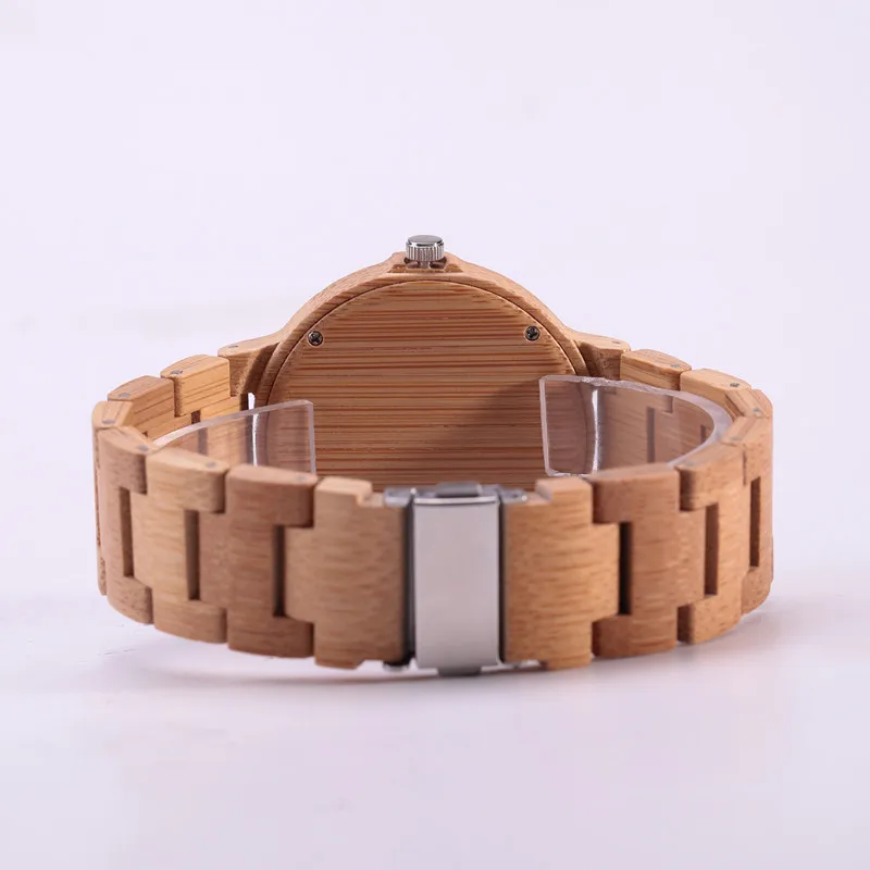 019ZA Unique Watch Wooden Famous Men s Stylish Watches Wood Watch for Woman Boy Student Gift 4