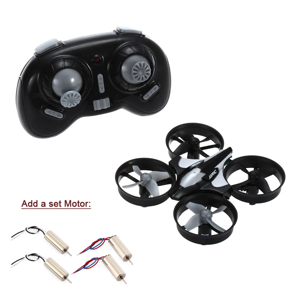 jjrc H36 мини Drone 6 оси RC микро quadcopters с Безголовый режим один ключ возвращение Вертолет VS H8 H37 mini Дрон Игрушечные лошадки - Цвет: BlackAdd a set Motor